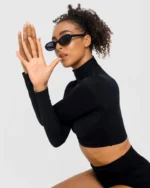 jupiter long sleeve bikini top