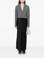 cropped boxy fit blazer